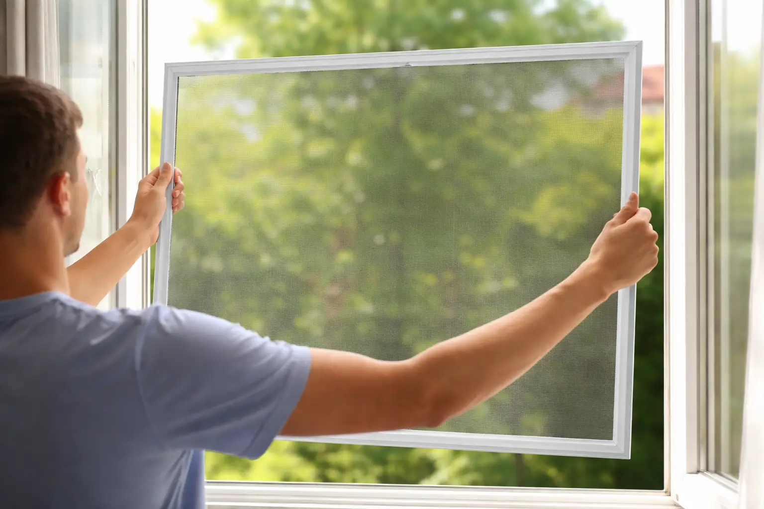 Mosquitera fija en Sant Cugat del Vallès